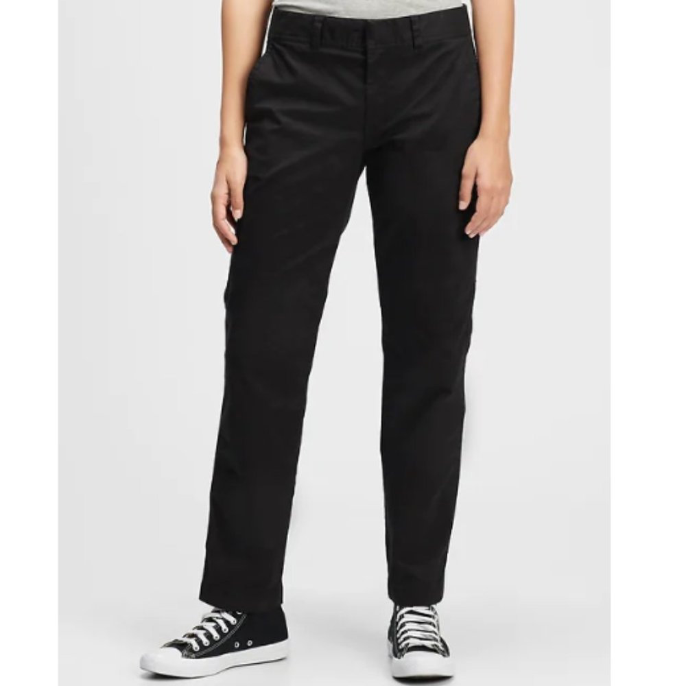 NWT Straight Leg Khakis 12P Black F301